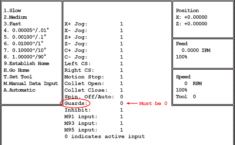 Image of OmniTurn Alt-I Diagnostic Screen