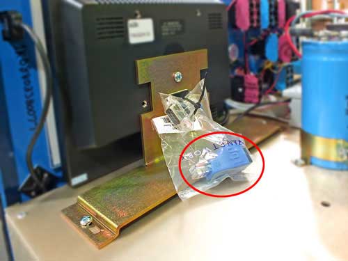 Image of RS422 loop-back connector