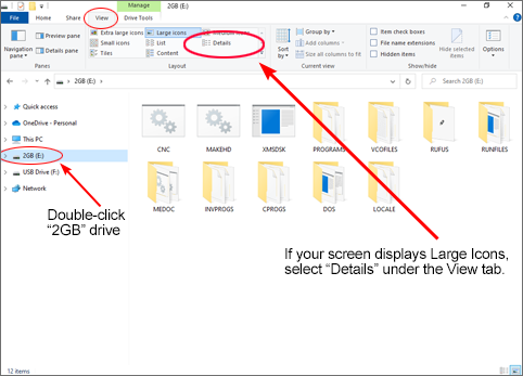 OmniTurn System Thumb Drive: Large Icons