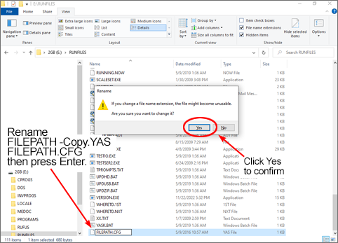 OmniTurn Runfiles Folder: Rename FILEPATH.CFG