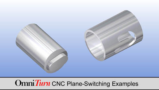 J-slot milled in tube
