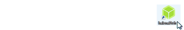 Image of balena Etcher shortcut