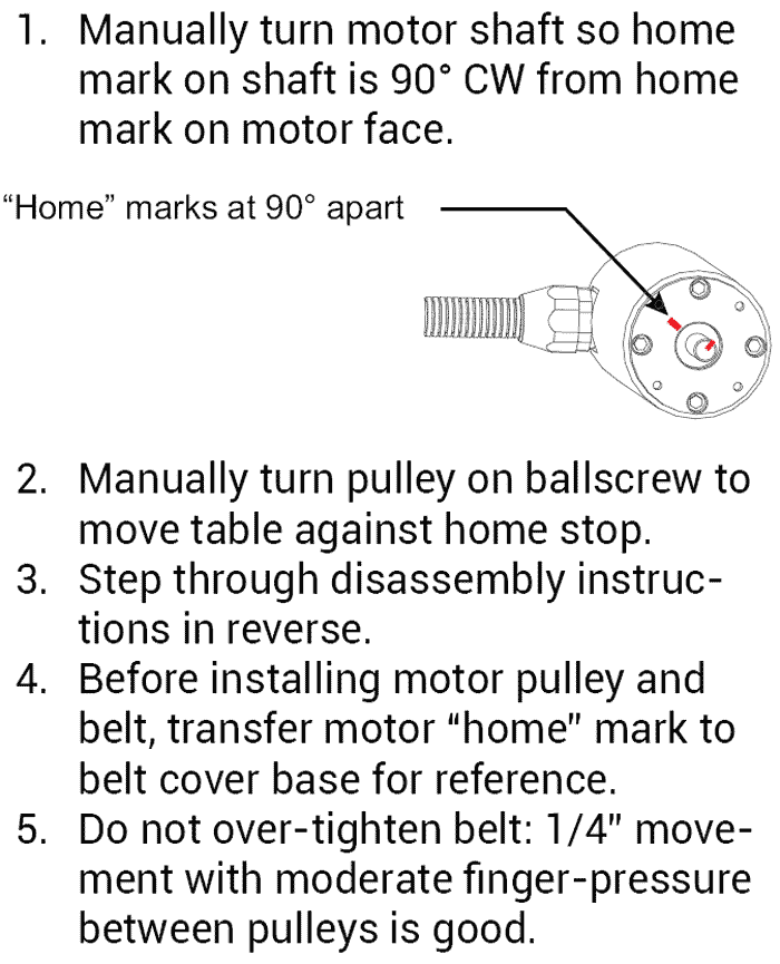 VCO: Re-install Motor