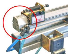 RM rodless cylinder endcap